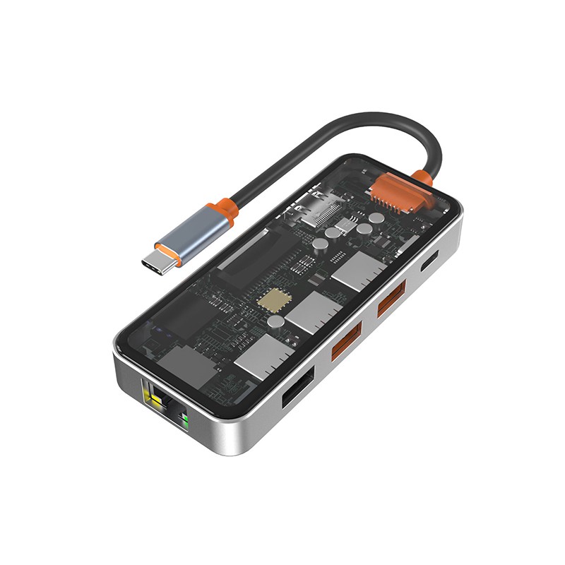 Transparentno zvezdišče USB C